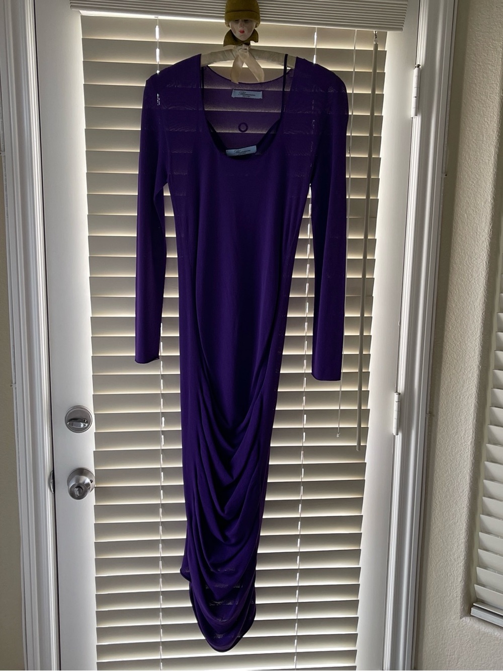 Vintage Blumarine Long Sleeve Purple Dress~
